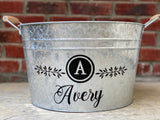 Galvanized Steel Buckets (Personalized)
