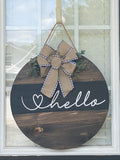 Wooden Door Hanger
