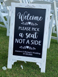 Chalkboard Easel Decal