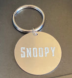 Silver Plated Dog Tag