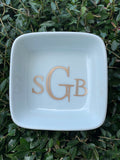 Monogram Ring Dish