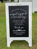 Chalkboard Easel Decal