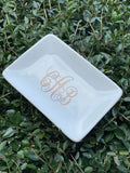 Monogram Ring Dish