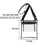 Personalized Clear Crossbody Purse
